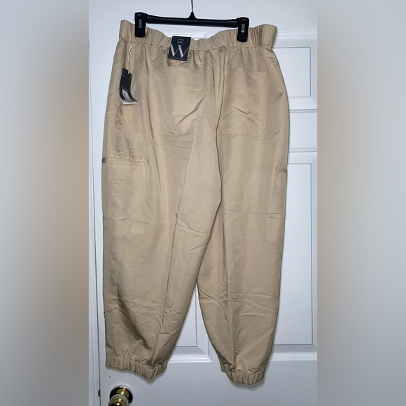 Worthington Women’s Petite Dress Jogger Pants Fresh Linen - Picture 12 of 13